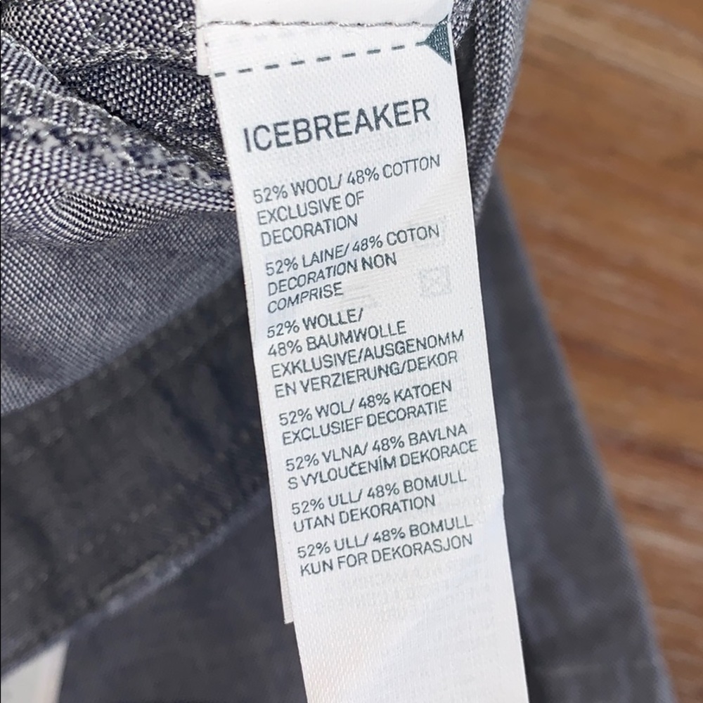 Icebreaker Merino Shasta Shorts Blue NWT 32 Waist - Picture 11 of 11